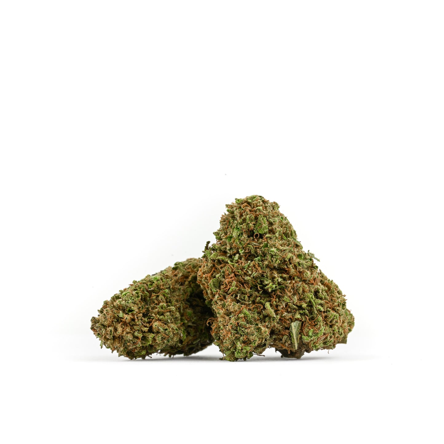 Two Sour Lifter nugs placed ide by side on a clean white background.