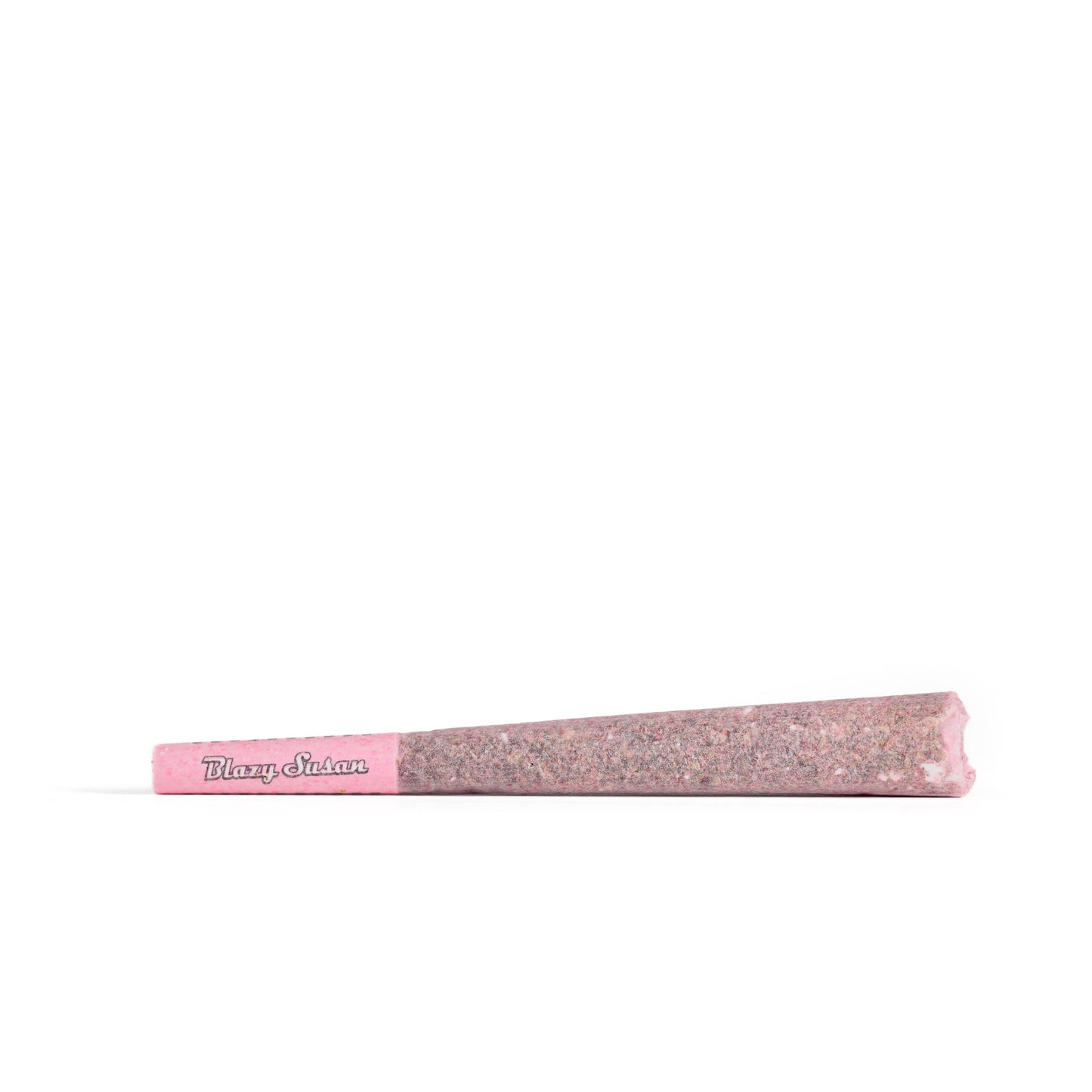 Pink CBD Pre-Rolls with Sour Lifter sativa strain from Southern Oregon, wrapped in pink Blazy Susan papers