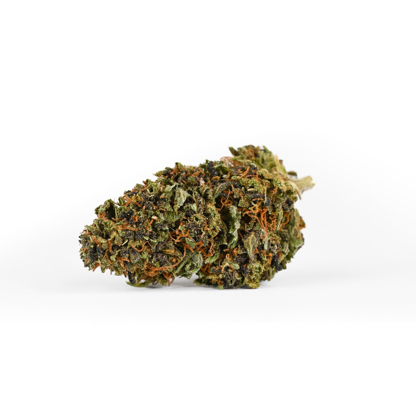
                  
                    A side view of a purple and green Pineapple Sugar Cookies CBD Nug
                  
                