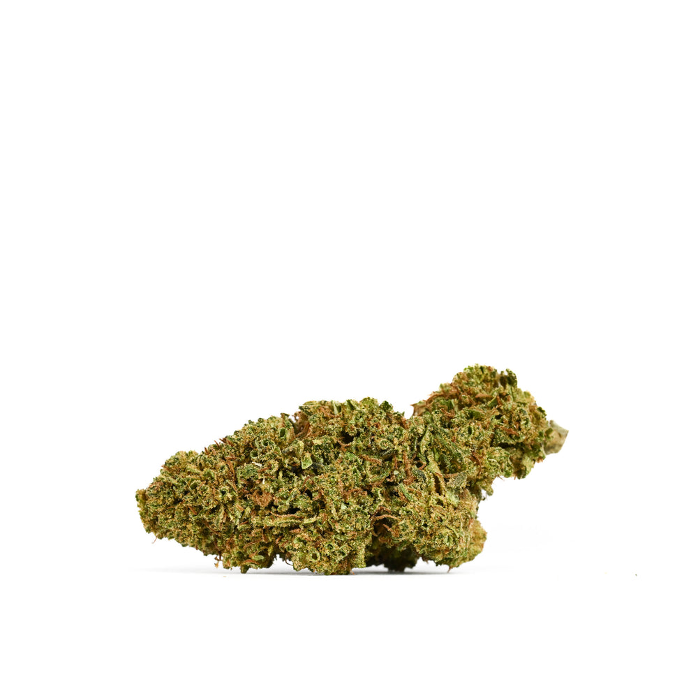 
                  
                    A side view of a Suver Haze CBD nug on a clean white background.
                  
                